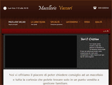 Tablet Screenshot of macellerievaccari.com